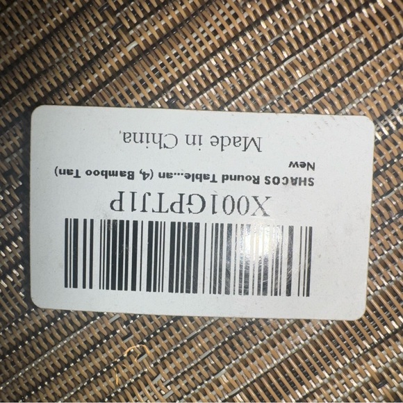 Shacos Set of 4 Placemats, Easy clean Indoor/outdoor - Picture 9 of 9